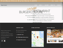 Tablet Screenshot of burgerculture.com.au